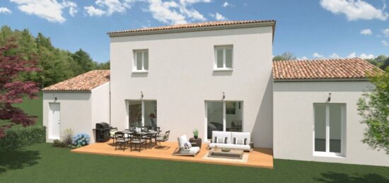 Maison neuve à Lagorce, Auvergne-Rhône-Alpes
