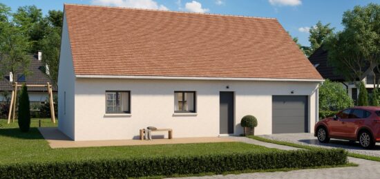 Maison neuve à Anquetierville, Normandie