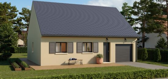 Maison neuve à Gouy, Normandie