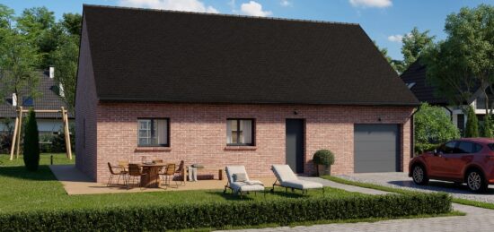 Maison neuve à Aubers, Hauts-de-France