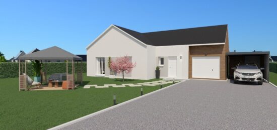 Maison neuve à Petiville, Normandie