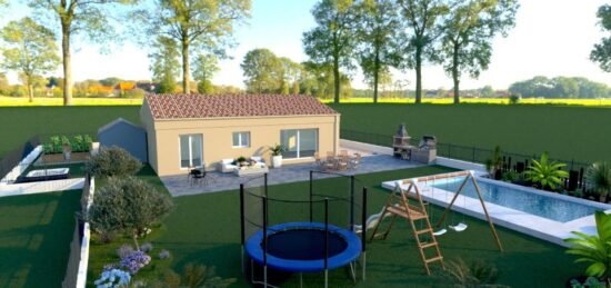 Maison neuve à Montagnac, Occitanie