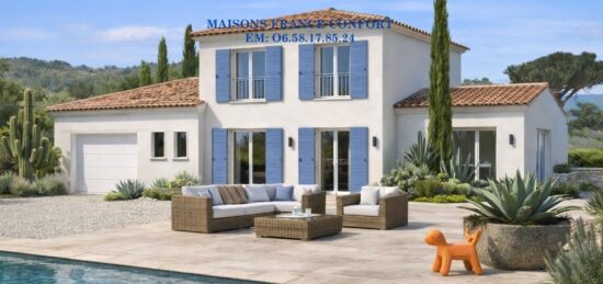 Maison neuve à Gréasque, Provence-Alpes-Côte d'Azur