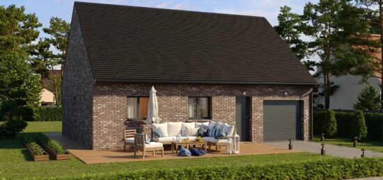 Maison neuve à Neuve-Chapelle, Hauts-de-France